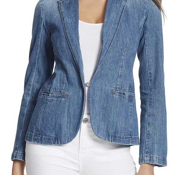 Skinny Girl Denim Blazer (Kaye) - Picture 4 of 8